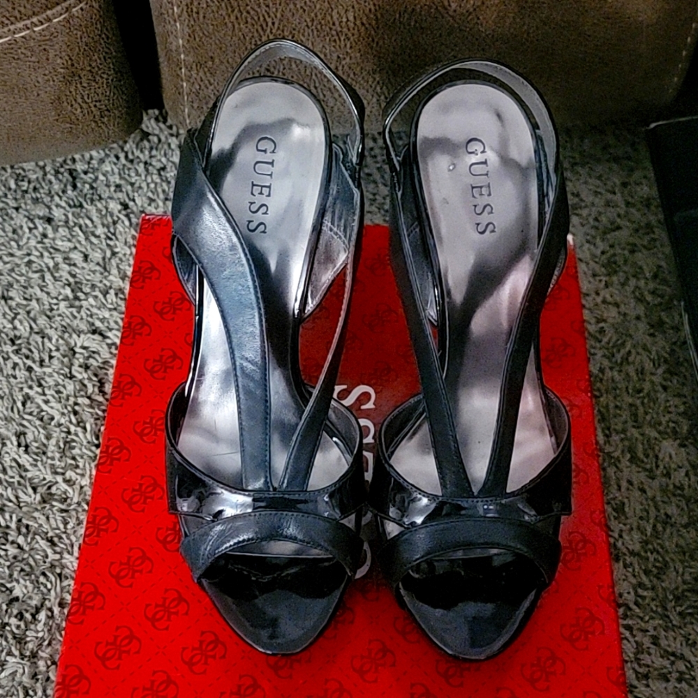 Black Guess Heels